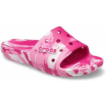 Crocs Classic Marbled Papucs Női Rózsaszín | HU 0612FDNM